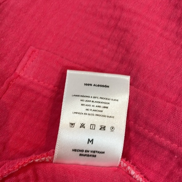 Mote Anthropologie Top Size M 100% Cotton Gauzy Fabric - Picture 10 of 11